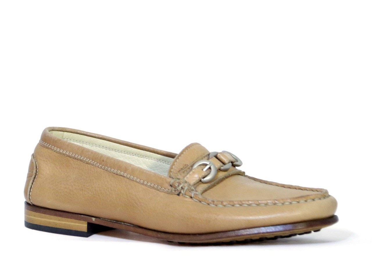 Women's Italian Loafers 8481 Tan by Designer Job's