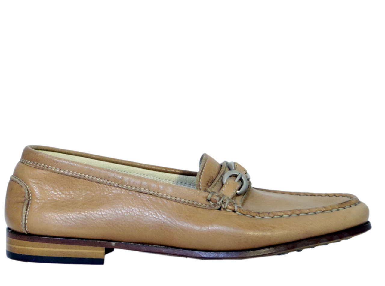 Women's Italian Loafers 8481 Tan by Designer Job's
