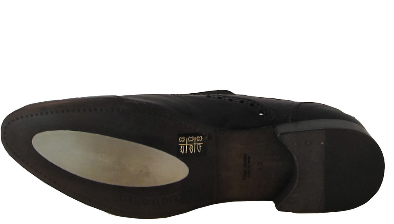 Spaziouomo 4054 Men's Italian Leather Dressy Slip On Shoes