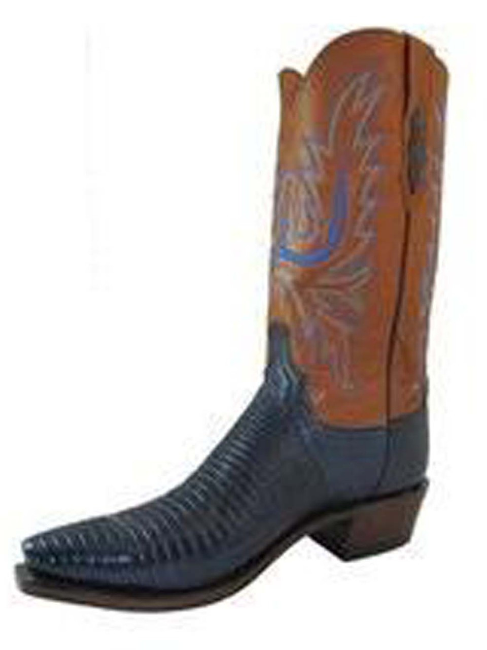 lucchese blue boots