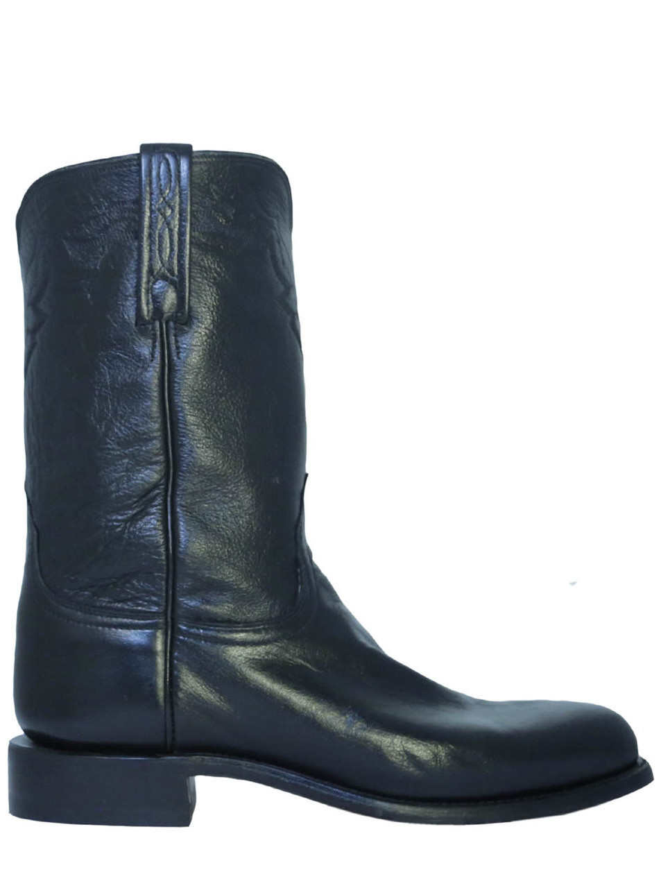 black roper boots