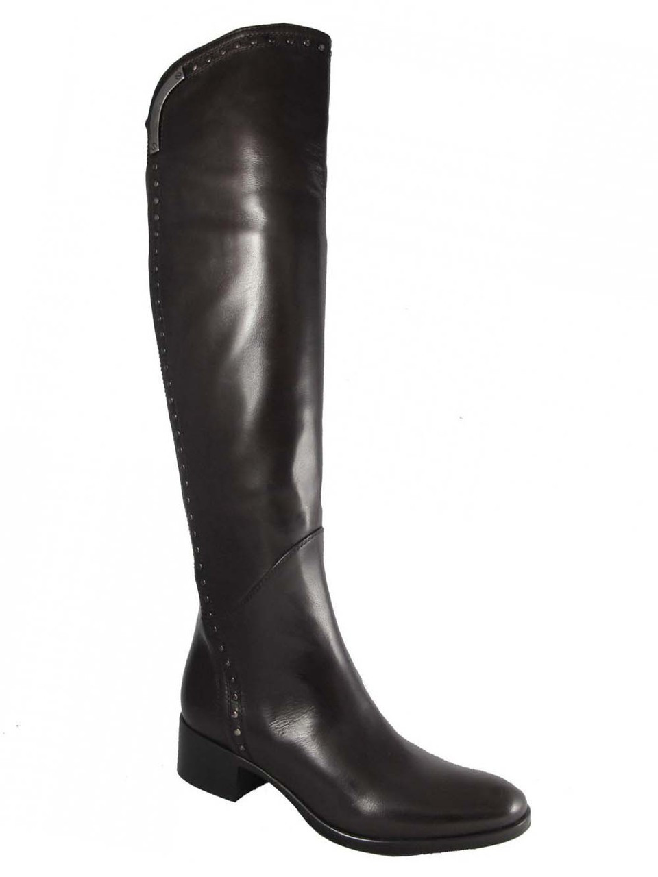 Pèpè leather mid-calf boots - Brown