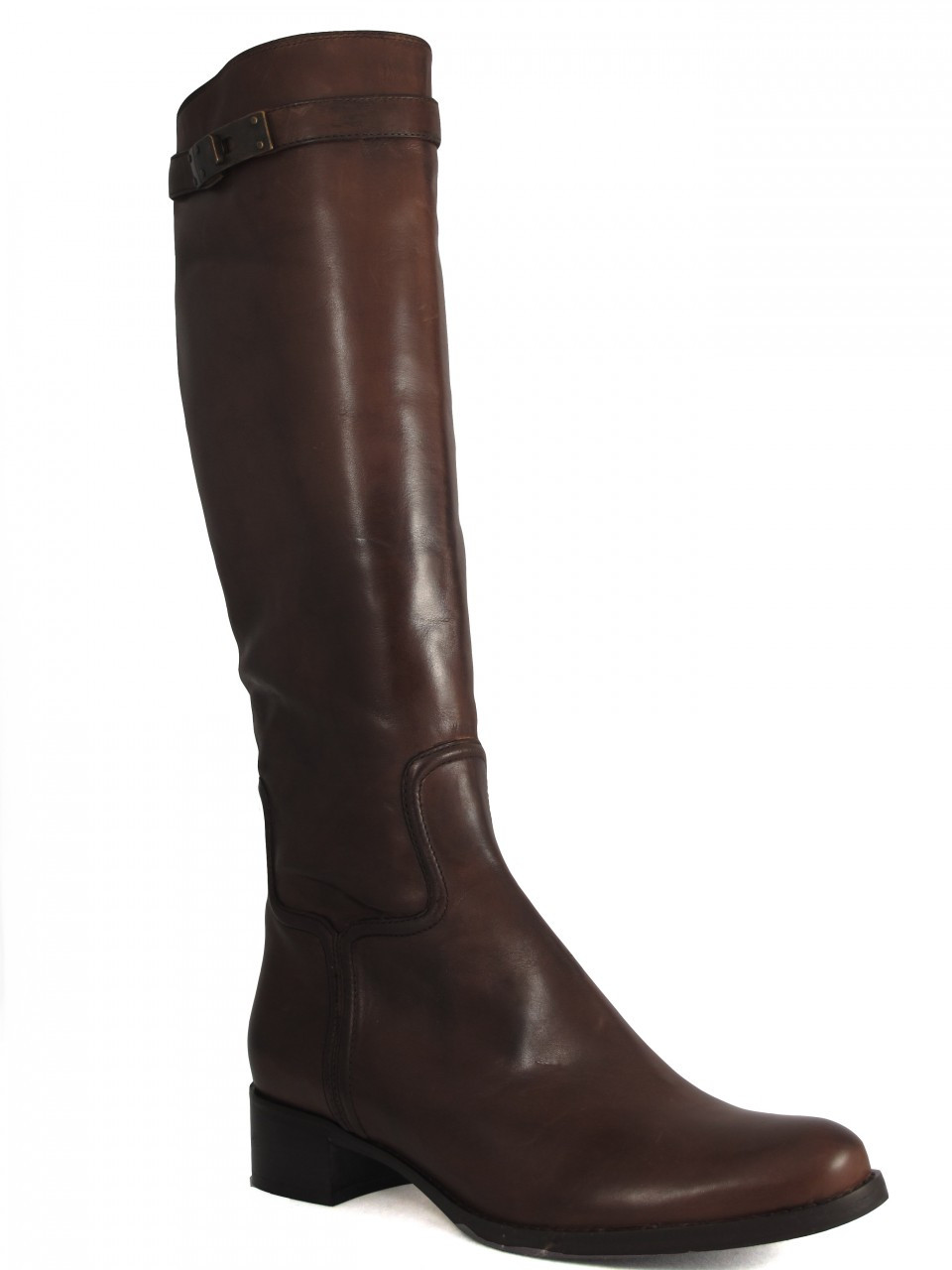 Le Pepe Women's Italian Leather Knee high Flat Boots 670218