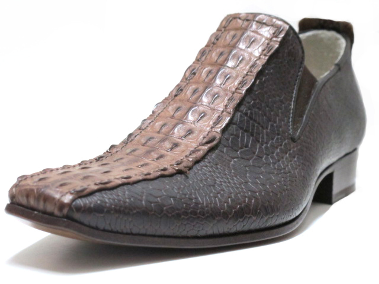 croc leather shoes