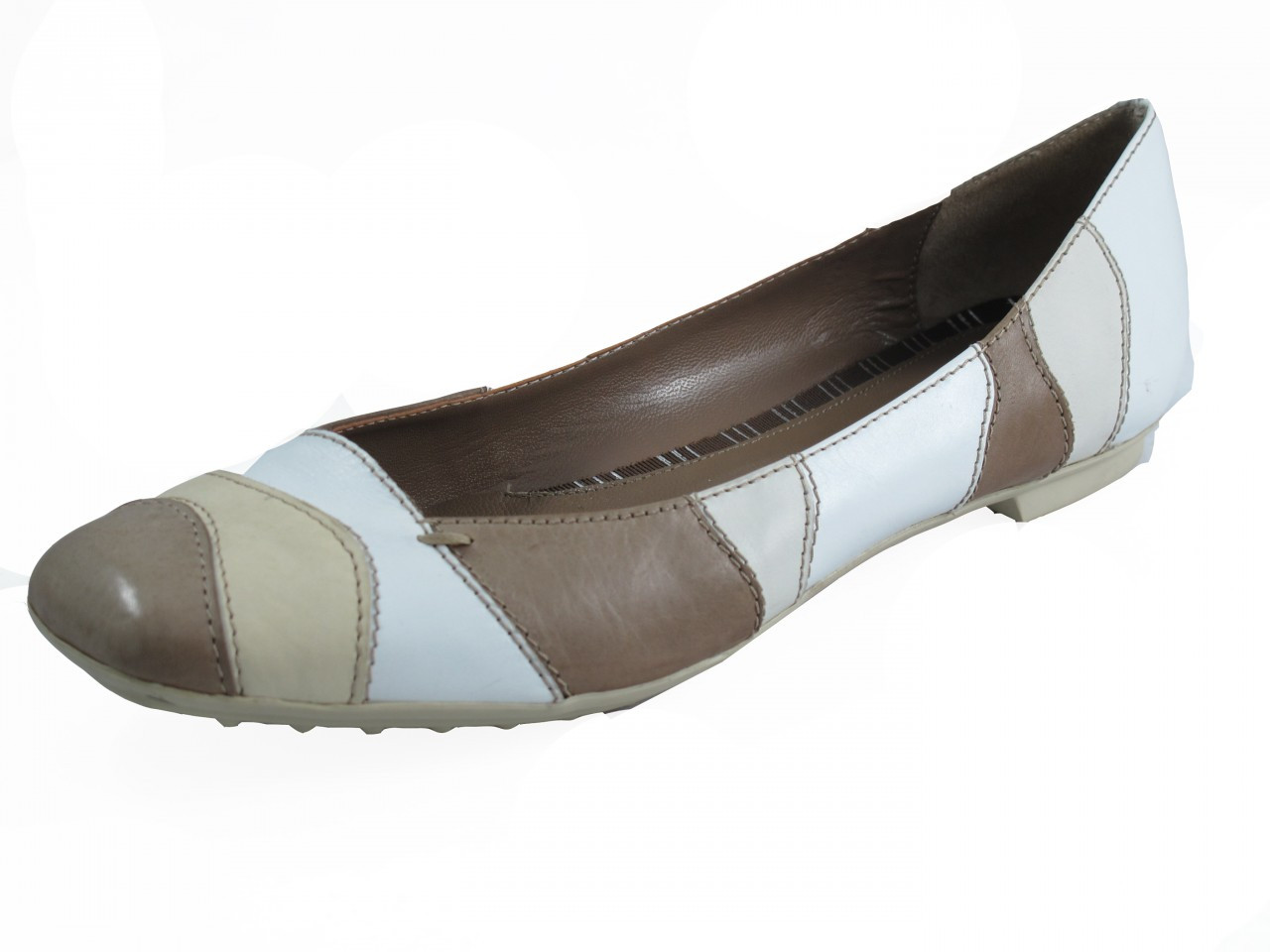 off white flat shoes