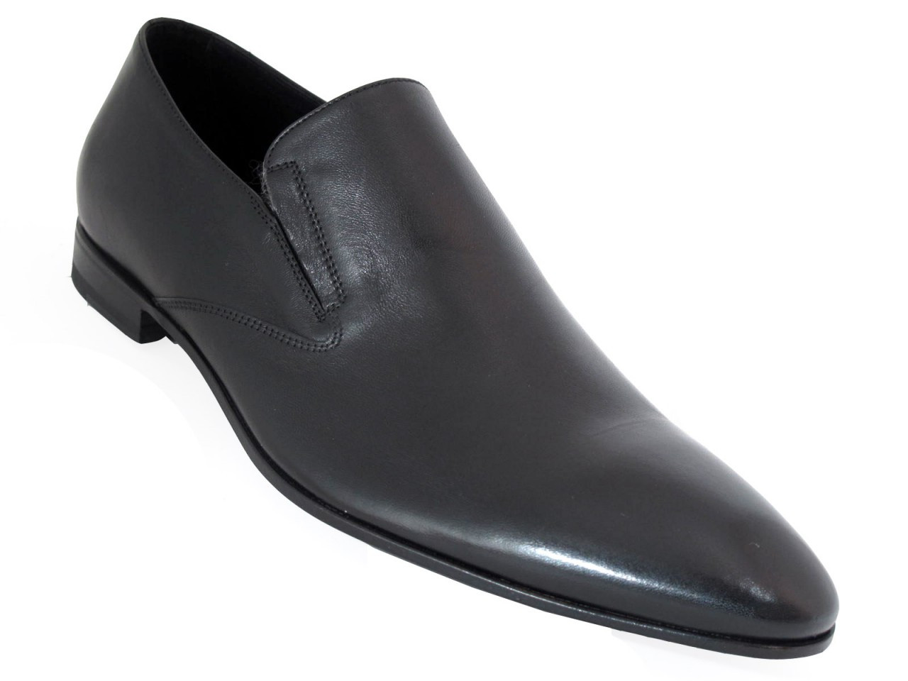 Men's Italian Leather Formal Shoes, Slip-on Men's Pointed Toe Dress Fo –  richandwandasworld