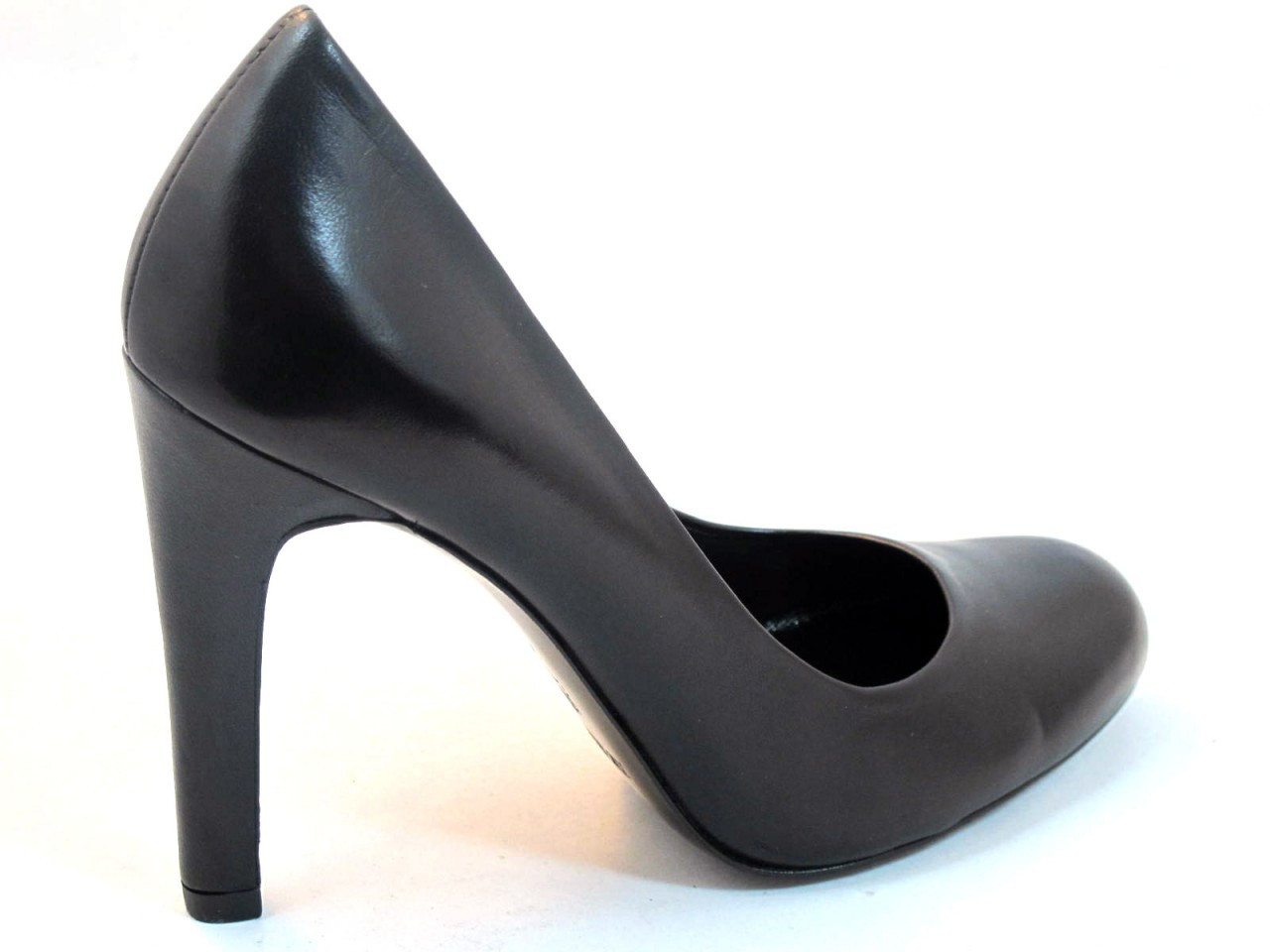 The Seller 6855 Womens Dressy High Heel Classic Black Pump Round Toe 2424