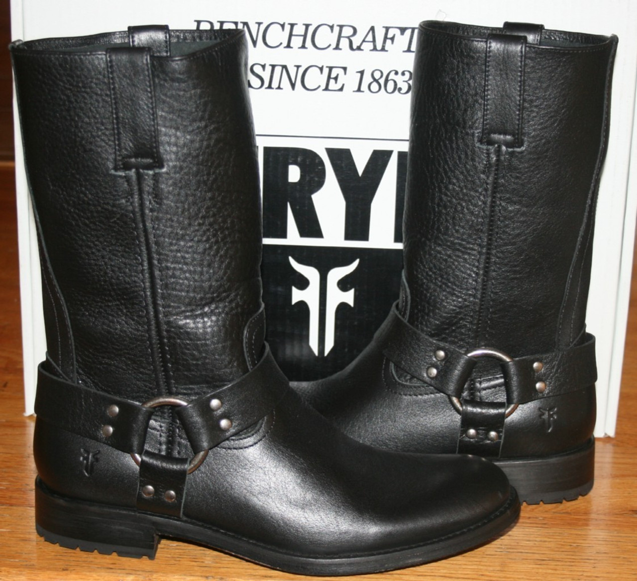 mens frye harness boots