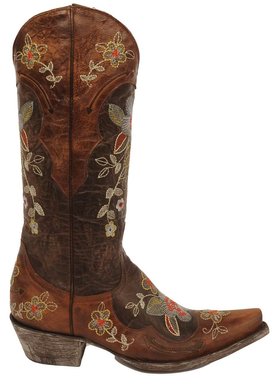 floral cowboy boots