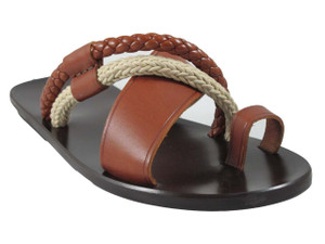 Davinci 2443 Men's Italian Push In Toe Sandal