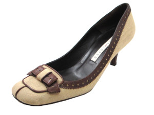 Women's Dressy Leather/Fabric shoes by Pura Lopez 608