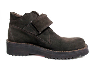Barracuda Men's 5203 Monk strap Round toe Brown Suede Shoes