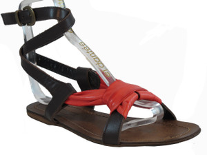 Lamica 3086 Italian Leather Sandal With Strap Around The Ankle