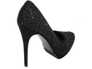 Women's Barachini  18740 High Heel Dressy Pump With Rhinestone