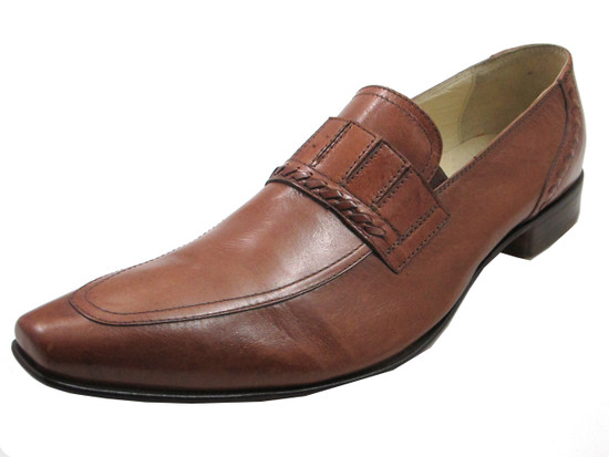 Giampiero Ncola 11093 Men's Italian Loafers, Brown