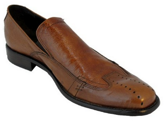 Tossi 3370 Men's Italian Dress-Casual Slip on Round Toe Shoes