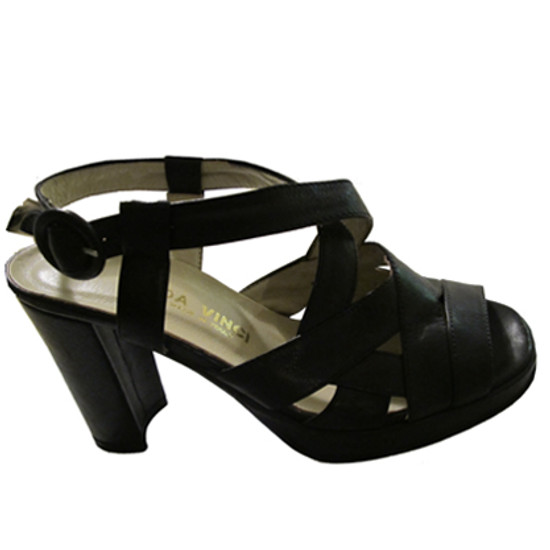 507 Black Platform Sandal