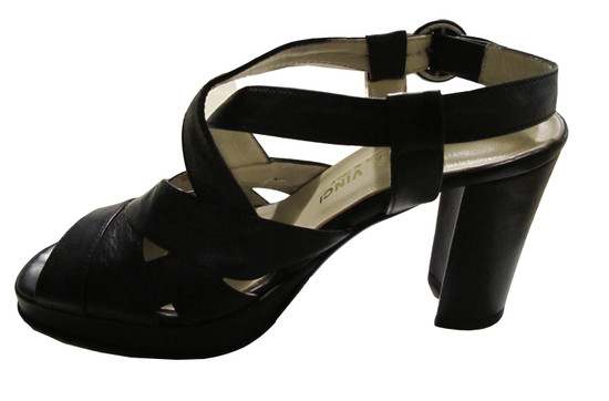 507 Black Platform Sandal