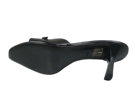 Romanelli 9409 Women's Italian Slide mid Heel Open Toe Sandals