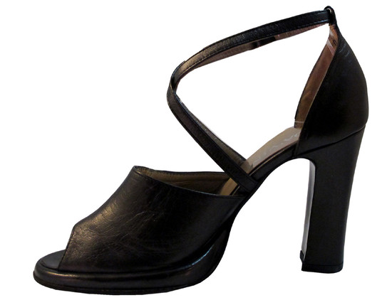 Davinci Women's F275 Italian Leather Peep Toe Sandals