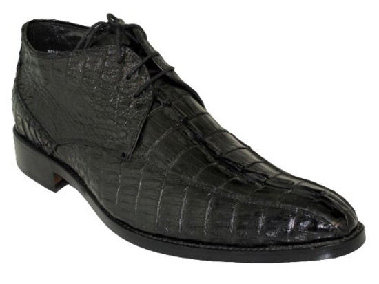 Toscana 6142 Men's Dressy Crocodile Horn Black Toscana 6142 Men's Dressy Crocodile Horn Black
