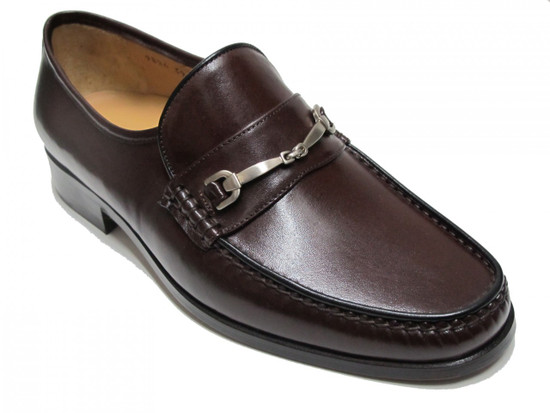 Davinci Men's Slip on Loafer Dressy Shoes 9824 Black and Brown