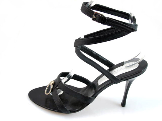 Dyva Women's Ankle Strap Italian Leather Dressy Sandal 19950