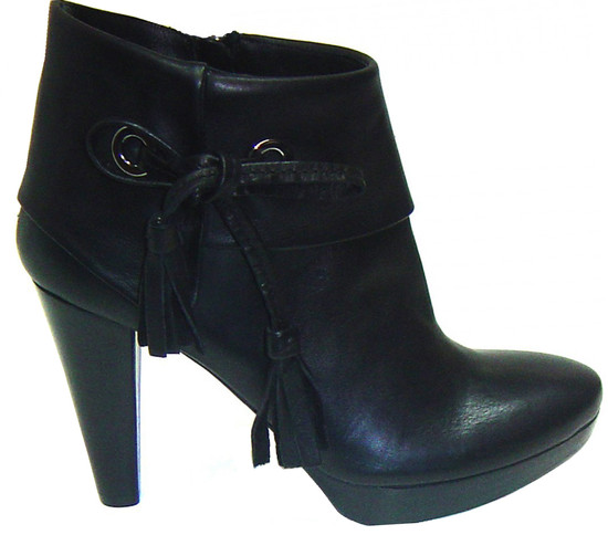 The Seller 1056 Women's Leather Italian Designer Ankle Boot Black The Seller 1056 Women's Leather Italian Designer Ankle Boot Black