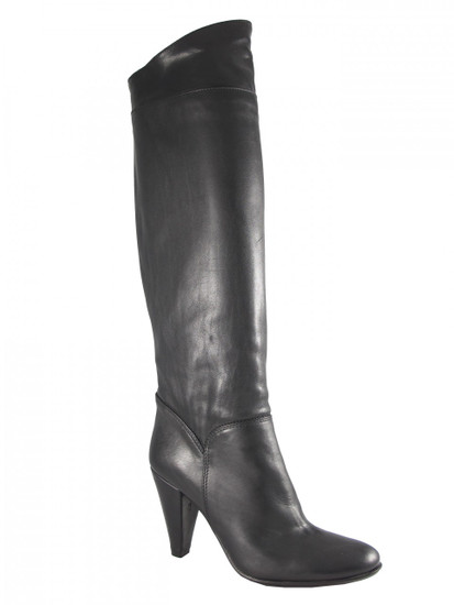 Women's Davinci Low Heel Knee High Italian Leather Boots By Piampiani 498