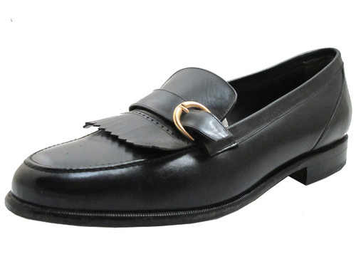 Davinci Imperal Men’s Fringe Leather Monk Strap Black Loafers Made In Italy Sz 9 Davinci Imperal Men main image 2