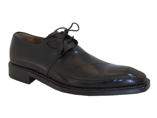Mezlan Black Stingray Shagreen Exotic Skin Lace-Up Dress Shoes - Size 10 Mezlan Lizard Shoes # 50088 – Alligator World main image 2