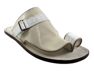 Men's 529 Men's Leather Italian Sandal, Off White