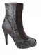Albano 875 Women's Peep Toe High Heel Python Ankle Boots, outside