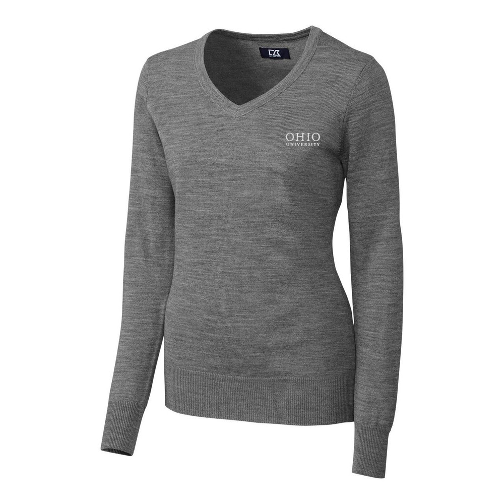 CUTTER & BUCK WOMEN’S DOUGLAS V-NECK SWEATER