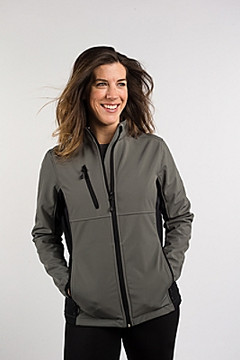 CLIQUE WOMEN'S NARVIK COLORBLOCK SOFTSHELL FULL ZIP