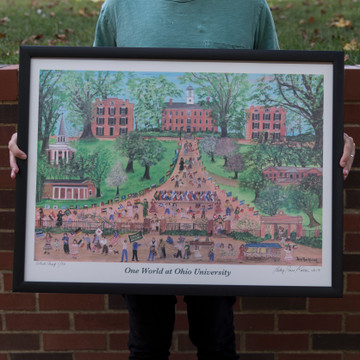 ONE WORLD AT OHIO UNIVERSITY- SPRING PRINT (ARTIST PROOF)