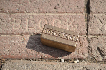 ATHENS BLOCK PAPER WEIGHT