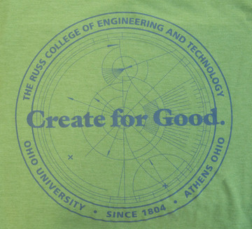 WOMEN'S RUSS COLLEGE CREATE FOR GOOD T-SHIRT