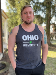 STACKED OHIO UNIVERSITY WITH PAW TANK TOP