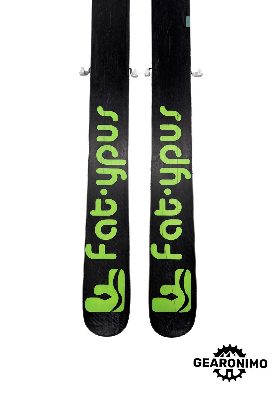 Fatypus D-sender Rocker Skis with Salomon guardian 16 frame