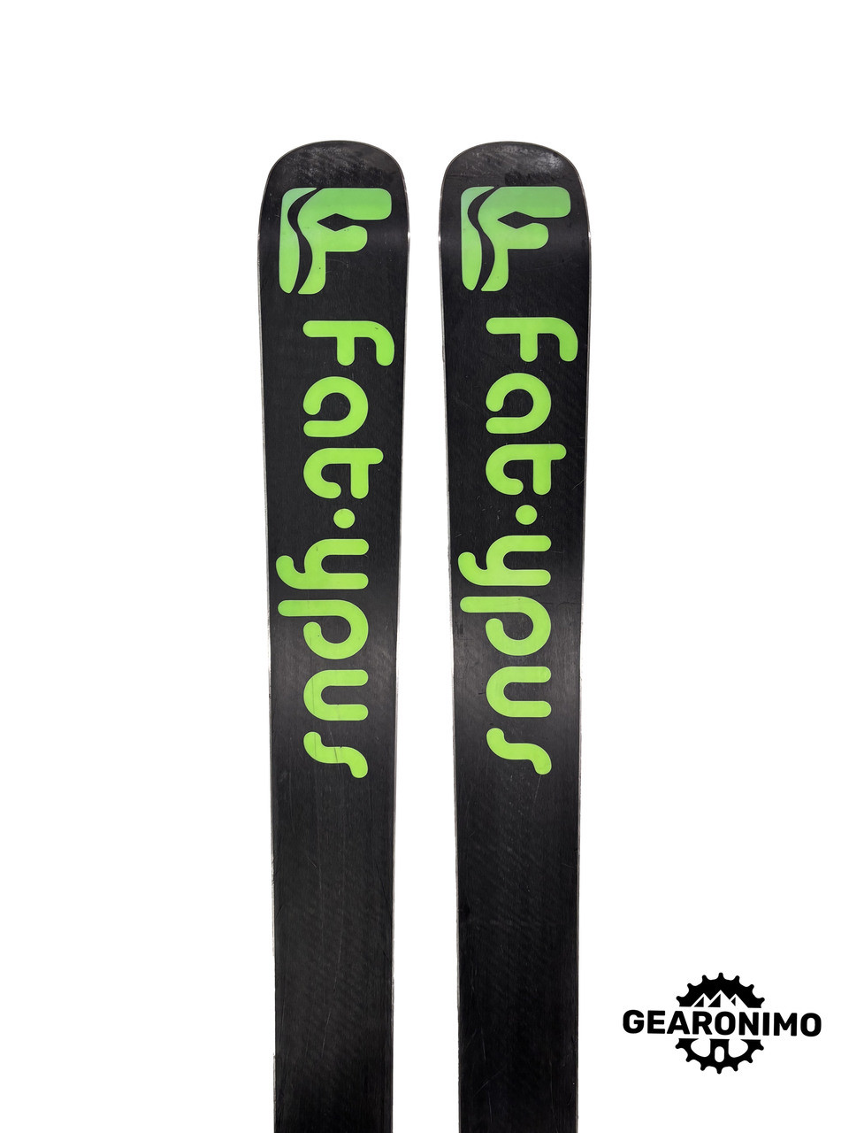 Fatypus D-sender Rocker Skis with Salomon guardian 16 frame