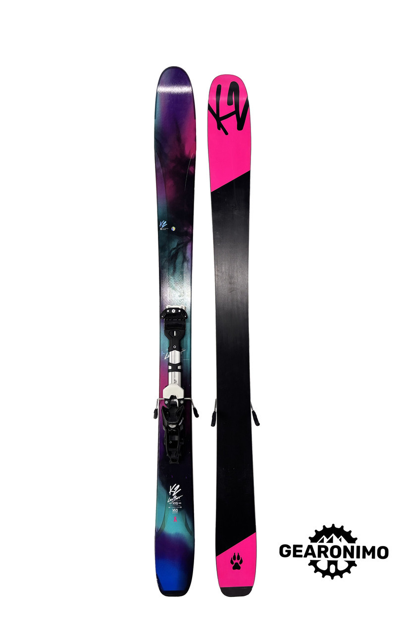 K2 Luvboat 105 Skis With Tyrol Ambition Frame Bindings - 163cm