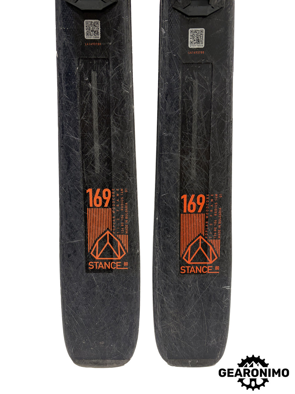 SALOMON STANCE 80 SYSTEM SKI WITH M11 GW SKI BINDINGS 2022