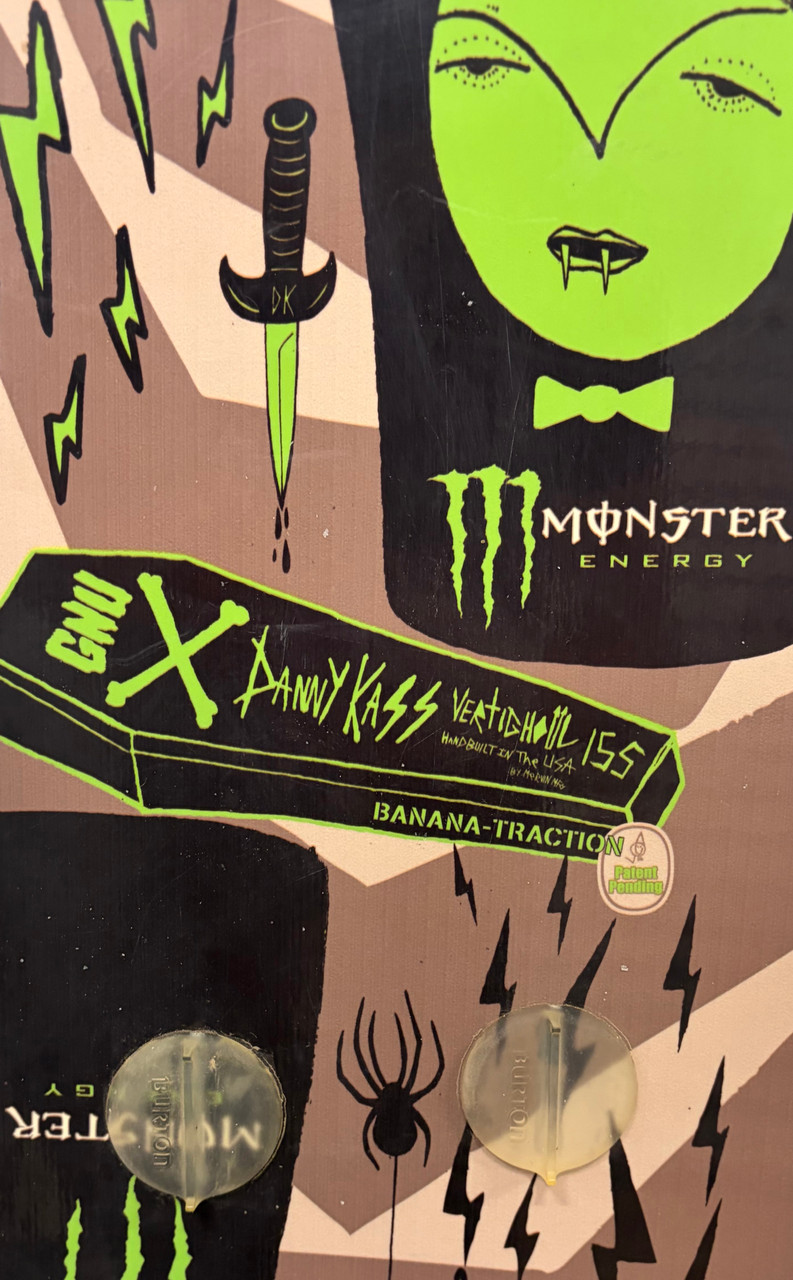 GNU Danny Kass Vertighoul Monster Snowboard - 155cm