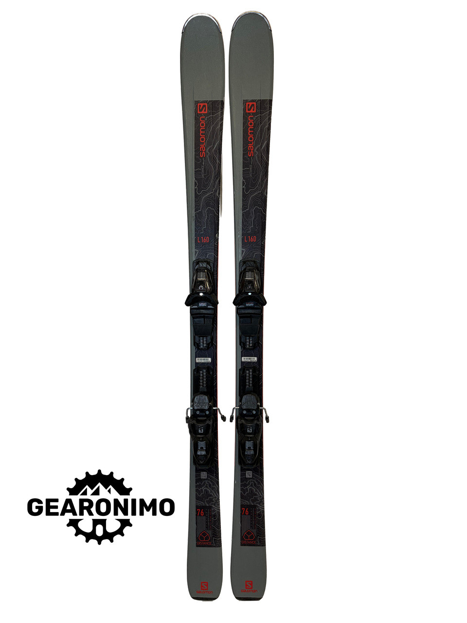 Salomon Distance 76 w/ Salomon 3m10 Bindings