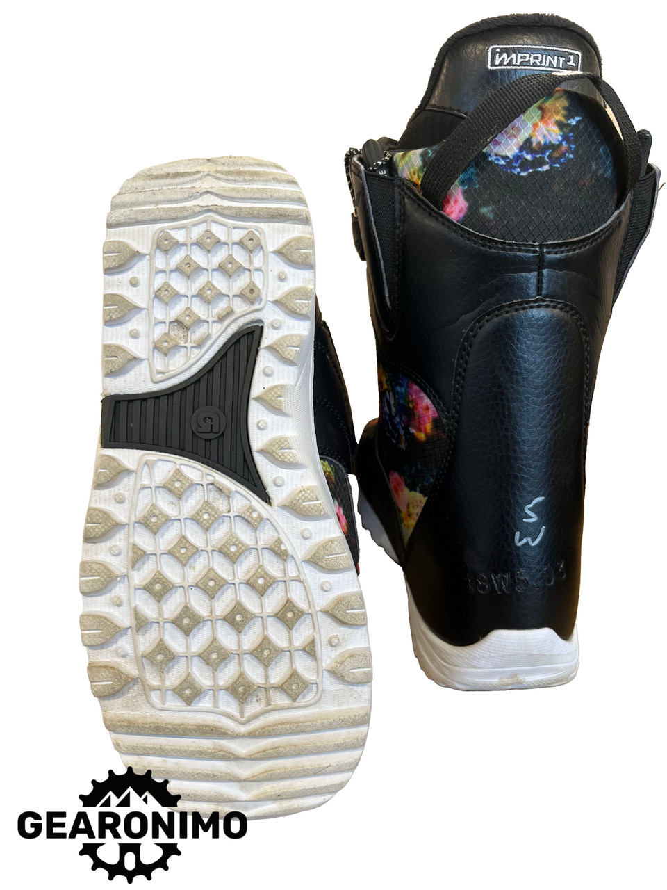 Burton Mint Quicklace Floral Wms 5