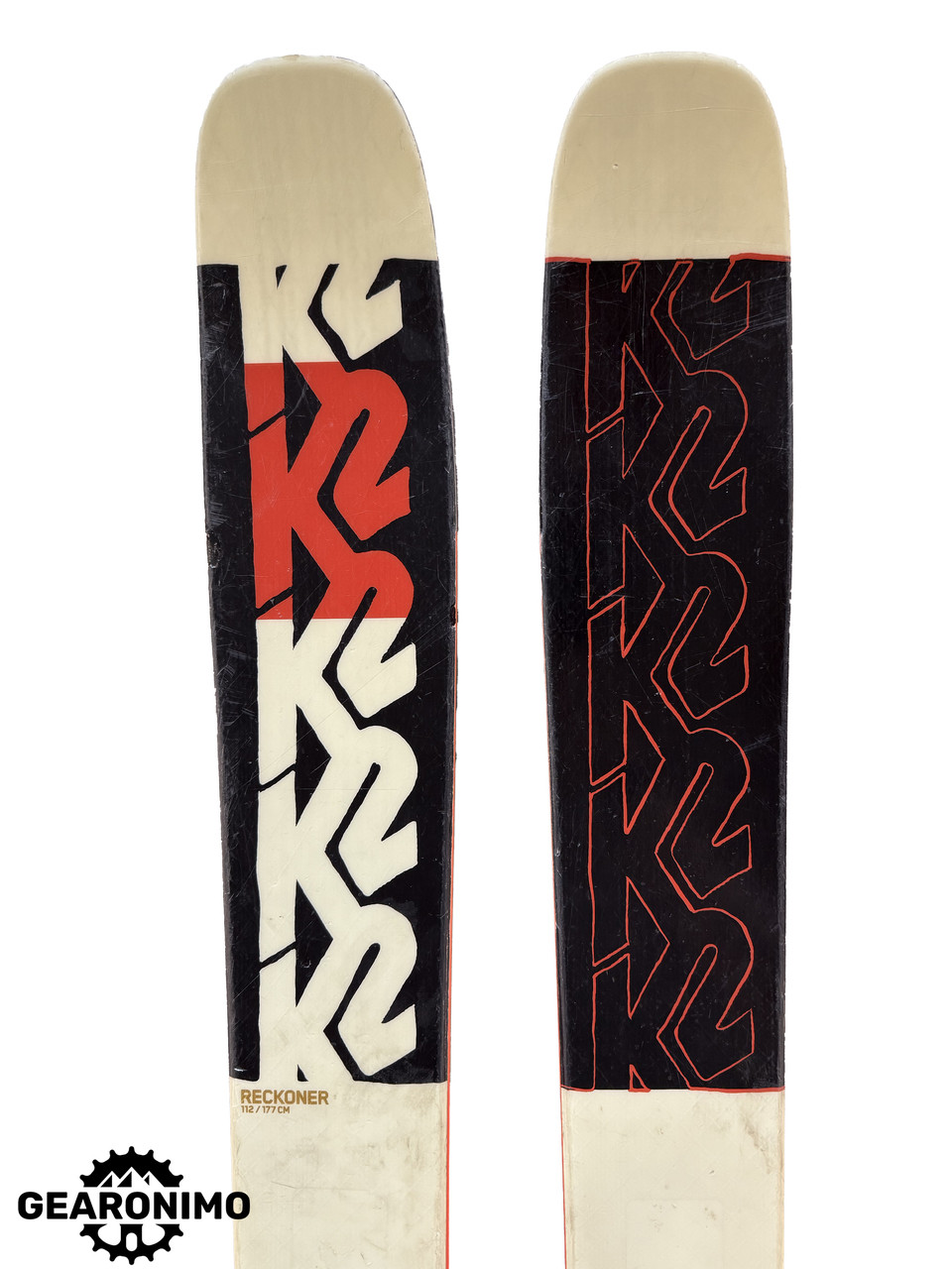 K2 Reckoner 112 underfoot (177cm) w/t Look SPX 12 Bindings