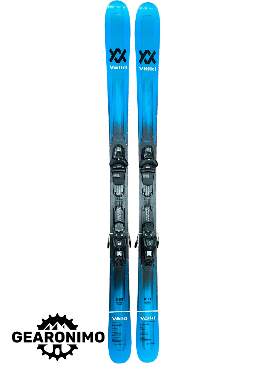 Völkl Kendo 88 スキー 177cm フォルクル Volkl Kendo 88 170 cm with Salomon m10 Bindings