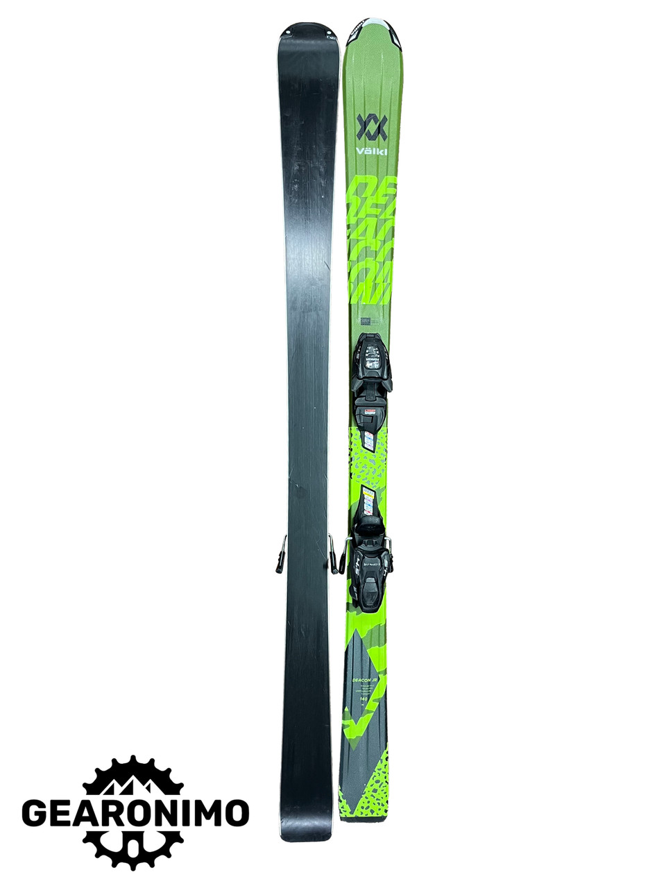 Volkl Deacon Jr ski with Grip Walk bindings