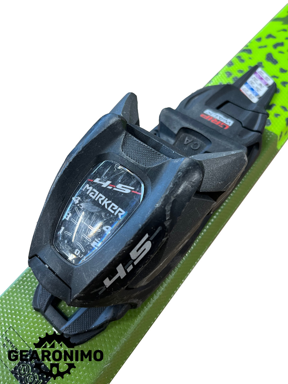Volkl Deacon Jr ski with Grip Walk bindings